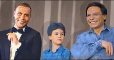 محمد إمام يستعيد ذكريات طفولته بصورة مع والده الزعيم.. نفس الضحكة