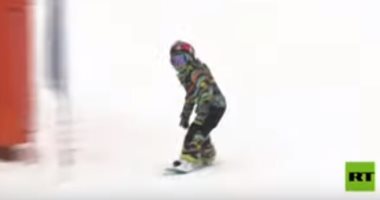 شاهد.. طفلة تزلج روسية عمرها 6 سنوات تحطم أرقاما قياسية على الثلج