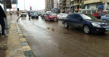 صور.. هطول أمطار خفيفة ومتوسطة على مناطق متفرقة فى الإسكندرية