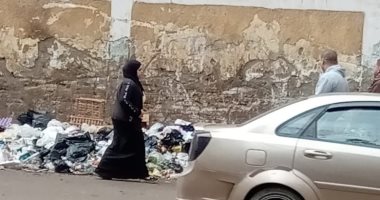 قارئ يناشد المسؤولين في الجيزة برفع القمامة من حول مدرسة نجيب محفوظ
