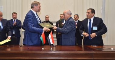 وزيرا التجارة والإنتاج الحربى يشهدان توقيع 12 اتفاقية بين مصر وبيلاروسيا