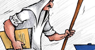كاريكاتير صحيفة كويتية .. اشتباكات نواب البرلمان الكويتى