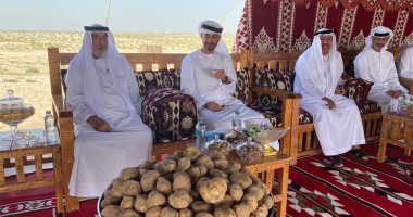 رئيس الإمارات بصحبة محمد بن زايد فى جولة لغابة محمية "غناظة".. صور