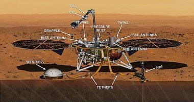 ناسا تستخدم الذراع الآلية لمركبة انسايت لاستئناف الحفر فى المريخ
