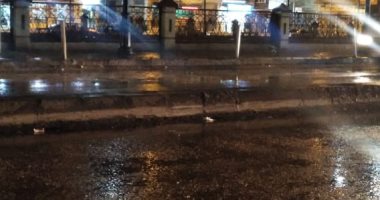 صور.. هطول أمطار غزيرة على مدن وقرى كفر الشيخ وانخفاض درجات الحرارة