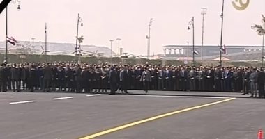 رئيس الوزراء يصل مسجد المشير طنطاوى للمشاركة فى تشييع جنازة مبارك