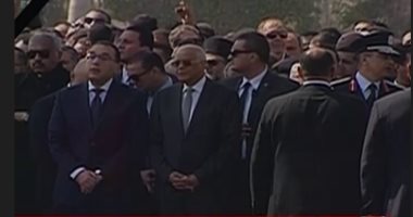 رئيس مجلس النواب يصل مسجد المشير طنطاوى لحضور مراسم جنازة "مبارك"