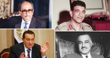 تعرف على آراء رؤساء مصر السابقين فى بعضهم..عبد الناصر شجاع والسادات رجل دولة