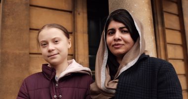 جريتا ثونبرج تلتقى مالالا يوسف فى أكسفورد.. ويونيسف: "مثالان يحتذى بهما".. صور