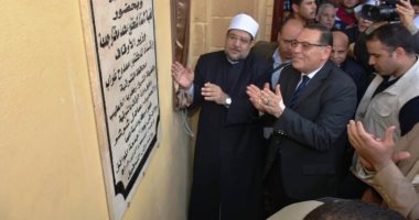 وزير الأوقاف يفتتح مسجد إبراهيم عبد الرحمن بعزبة البيه بمركز ههيا