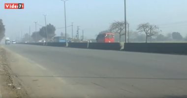 فيديو.. انتظام حركة المرور بطريق الإسكندرية الزراعى