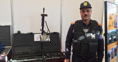 روبوت وأجهزة إطفاء حديثة فى احتفالات الشرطة باليوم العالمى للحماية المدنية
