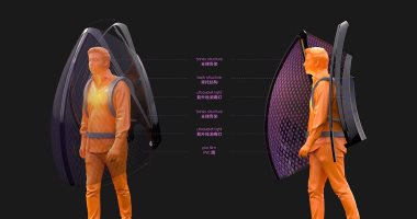 مهندس معمارى صينى يبتكر أجنحة خفافيش صناعية لقتل فيروس كورونا