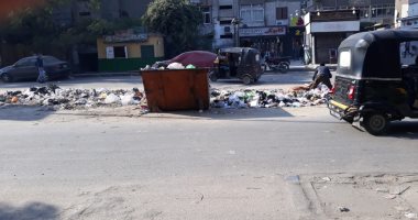 قارئ يشكو انتشار القمامة بشارع نادى إمبابة الرياضي بالجيزة