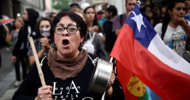 احتجاجات فى تشيلى ضد سياسات الحكومة وارتفاع تكاليف المعيشة