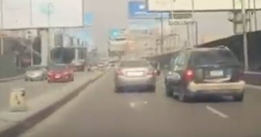 فيديو.. انتظام الحالة المرورية أعلى كوبرى أكتوبر من مدينة نصر حتى المهندسين