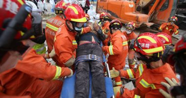 مصرع 4 وإنقاذ 42 من تحت أنقاض فندق الحجر الصحى المنهار شرقى الصين