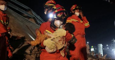ارتفاع عدد ضحايا انهيار فندق استخدم للحجر الصحى فى الصين لـ10 أشخاص