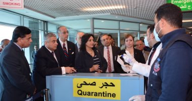نائبا الطيران والسياحة يتفقدان مطار القاهرة لمتابعة إجراءات مواجهة كورونا 