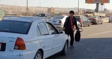 القبض على سائق واقعة التنمر على الشاب الصينى أعلى الطريق الدائرى