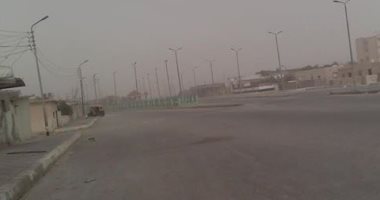 صور.. عاصفة رملية وأمطار تضرب مناطق وسط سيناء والمحافظة تعلن الطوارئ
