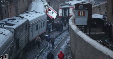 السكة الحديد تعلن تشكيل لجنة فنية لمعرفة أسباب تصادم قطارى محطة مصر