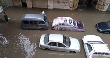 قارئ يشكو من تراكم مياه الأمطار في شارع عين شمس