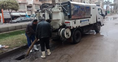 رئيس شركة مياه دمياط يعلن انتهاء أعمال شفط المياه من شوارع المحافظة 
