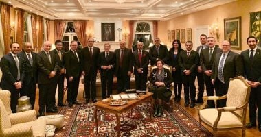 صور.. حفل عشاء على شرف وزير خارجية كندا بمنزل السفير المصرى