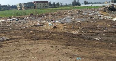 أهالى قرية القليعة محافظة كفر الشيخ يشكون انتشار القمامة