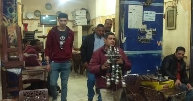 صور .. أحياء الاسكندرية تعلن الحرب على الشيشة وتشن حملات مكثفة على المقاهى