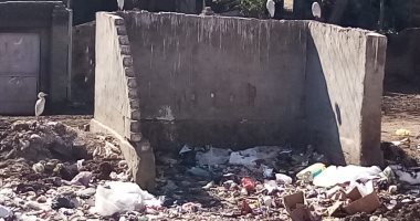 أهالى قرية عرب كيما فى كوم أمبو يشكون تراكم القمامة