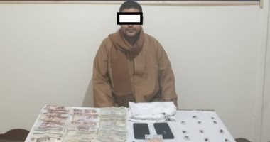 حبس عامل ضبط بحوزته 25 لفافة أفيون وأقراص تامول فى سوهاج
