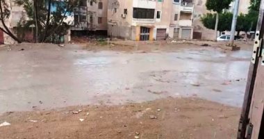 صور.. تواصل هطول أمطار شديدة على مناطق مختلفة بشمال سيناء 