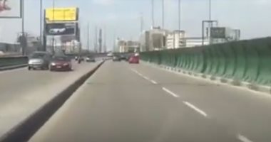 فيديو.. انسياب مرورى أعلى كوبرى أكتوبر من مدينة نصر حتى المهندسين 
