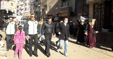 الشرطة ومجلس مدينة السنطة يفضون سوق المواشى بقرية الجعفرية بسبب كورونا..صور