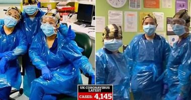 ممرضات يرتدين "أكياس بلاستيك" بسبب نقص المعدات في مستشفى حكومي ببريطانيا