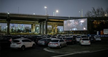 سينما فى الشارع.. كوريا الجنوبية توفر بديلا لمشاهدة الأفلام دون اختلاط.. صور