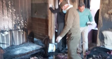 إصابة عامل وربة منزل فى حريق بحوش فى المنشأة بسوهاج