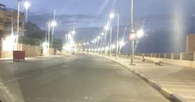  طارق يشارك صورة خلو شارع الشيراتون من المارة بالغردقة