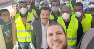 صور.. حملة تعقيم قرية يوسف الصديق بالفيوم ضد فيروس كورونا
