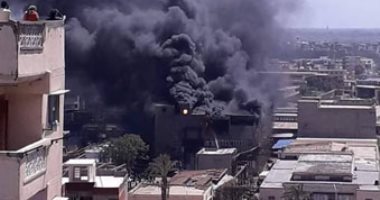 "الحماية المدنية" تسيطر على حريق فى شركة الملح والصودا بالإسكندرية..صور