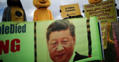 مظاهرات ضد الرئيس الصينى فى البرازيل بسبب كورونا