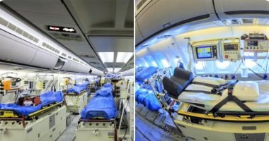 فكرة مبتكرة.. بريطانيون يقترحون تحويل الطائرات لغرف عناية مركزة لعلاج كورونا