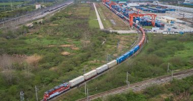 استئناف خدمة قطارات شحن البضائع بين ووهان وأوروبا لأول مرة منذ تفشى كورونا