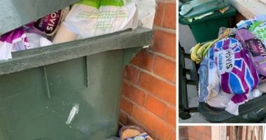 صناديق القمامة فى بريطانيا مكتظة بالطعام التالف بسبب هوس الشراء