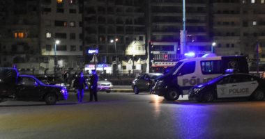 انتشار قوات الأمن بالإسكندرية على طريق الكورنيش لتنفيذ حظر التجوال
