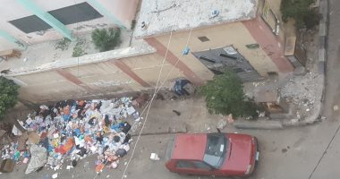 شكوى من تجمع للقمامة بشارع شيديا بكامب شيزار بالاسكندرية