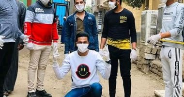 شباب قرية الخوالد أبوشوشه بقنا يطهرون الشوارع لمواجهة فيروس كورونا