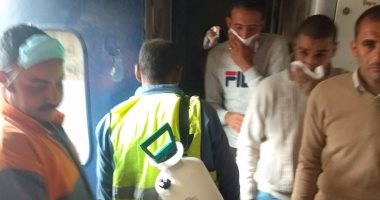 مصادر:نزول راكب بقطار الصعيد بالجيزة للاشتباه بإصابته بكورونا والسكة الحديد تنفى